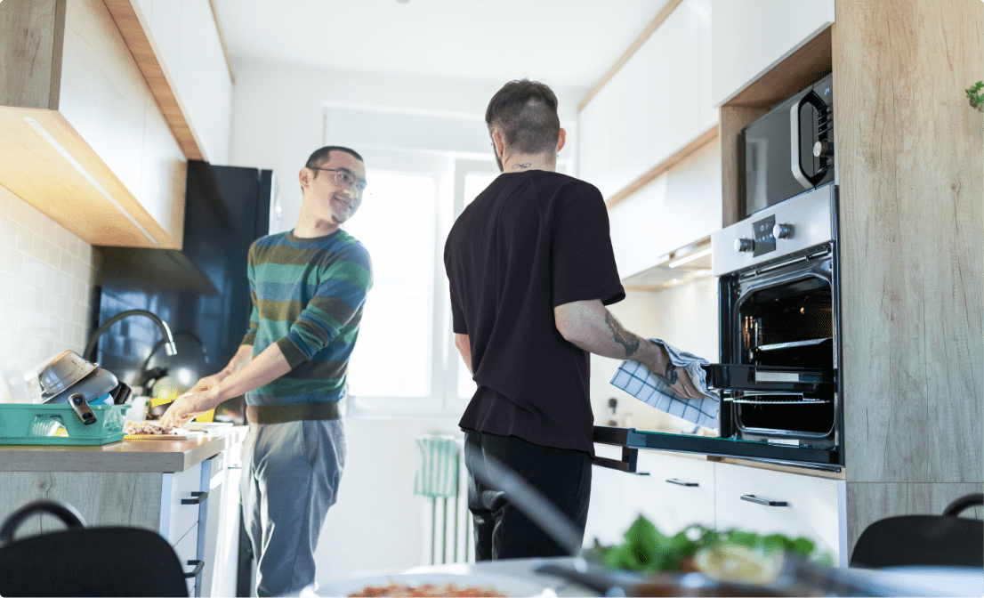 Small Kitchen in unique home