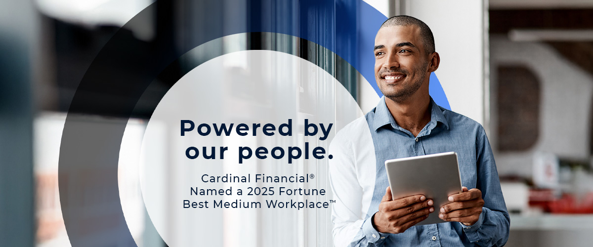 Cardinal Financial® Recognized on 2025 Fortune Best Medium Workplaces™ List